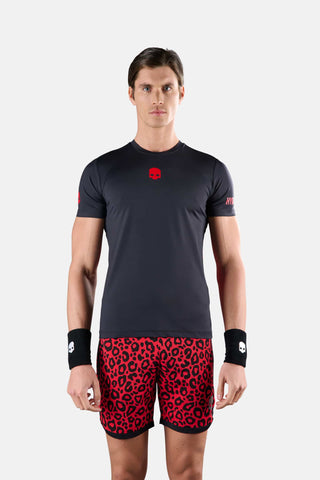 COMPLETO PANTHER UOMO BLACK RED